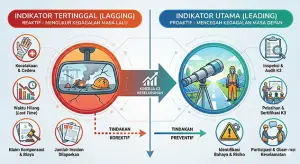 Peningkatan budaya k3, Kinerja Keselamatan Dan Kesehatan Kerja, Laggin indicator, Leading indicator, budaya keselamatan